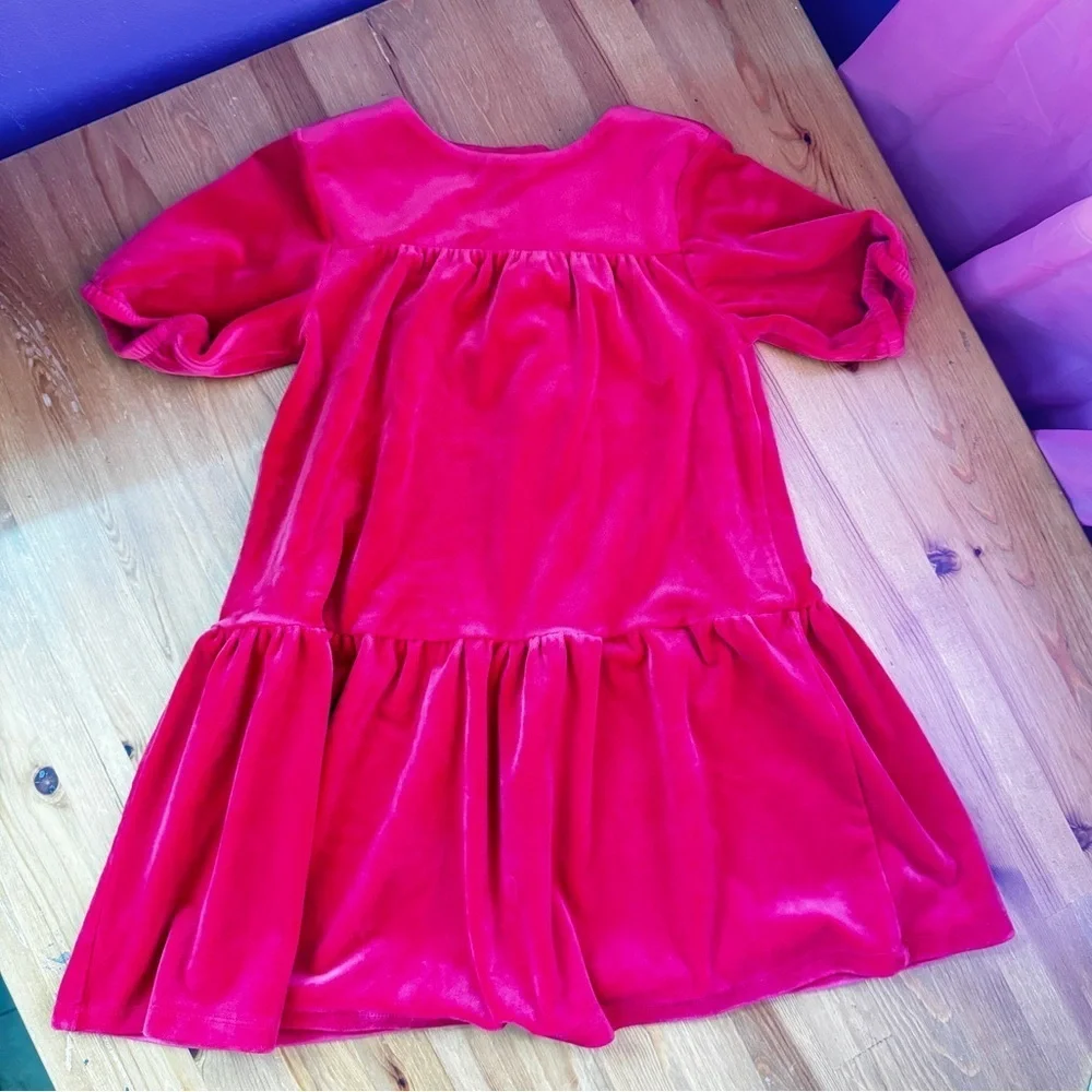 Hanna Anderson velour dress bundle